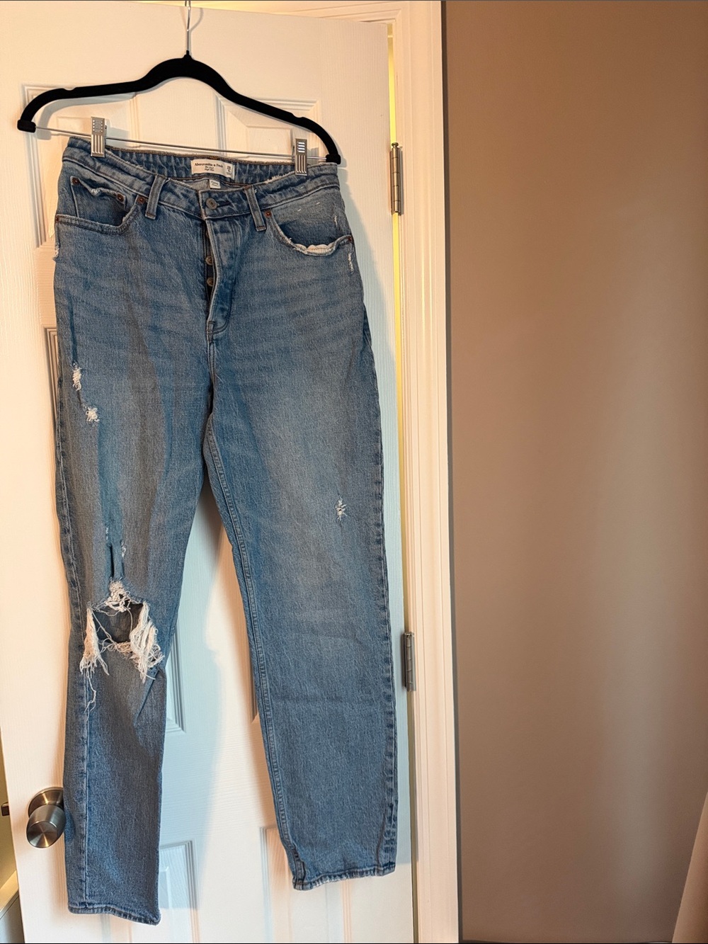 Abercrombie & Fitch The Dad High Rise Curve Love